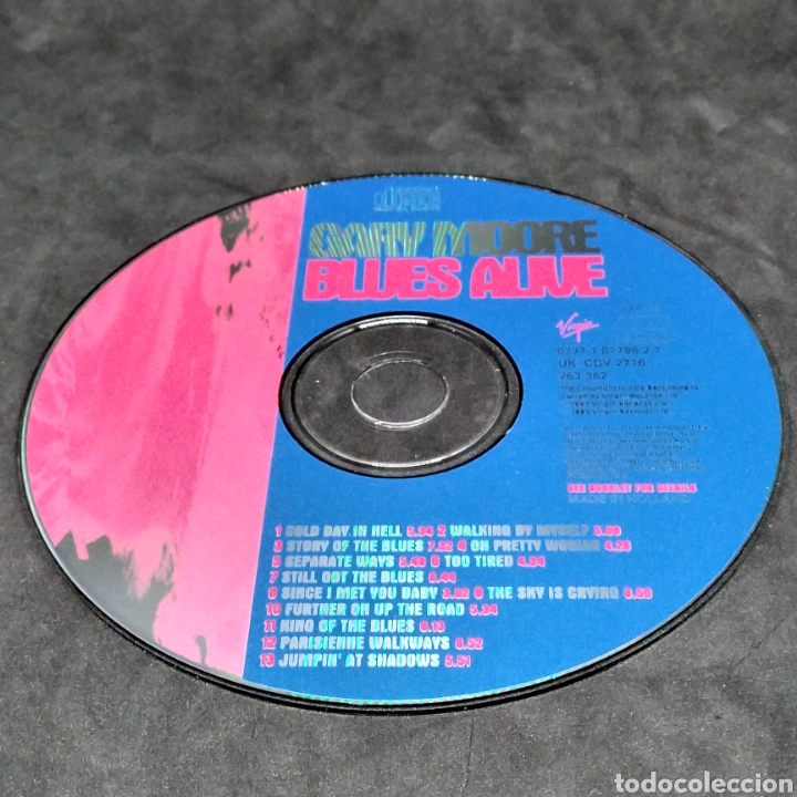 CDs de m&uacute;sica: GARY MOORE - BLUES ALIVE - CD - 1993 - Foto 6