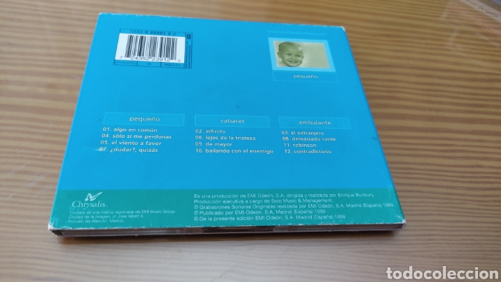 CDs de m&uacute;sica: Cd BUNBURY &rdquo;PEQUE&Ntilde;O&rdquo; - Foto 2