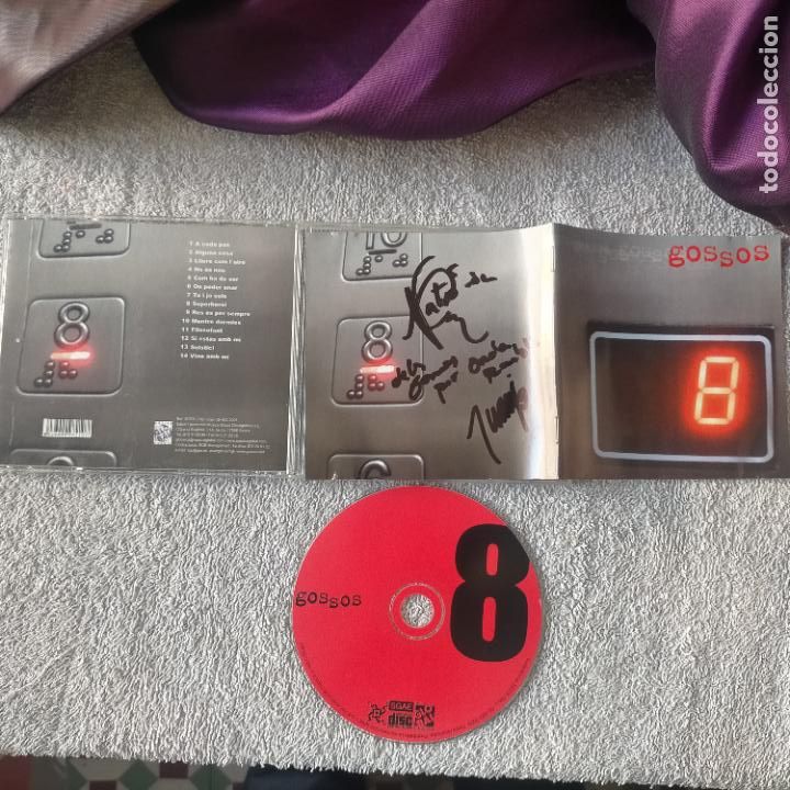 Music CDs: GOSSOS CD 8 (2005) POP-ROCK CATALAN *DESCATALOGADO* DIFICIL - FIRMADO DEDICADO 14 TEMAS