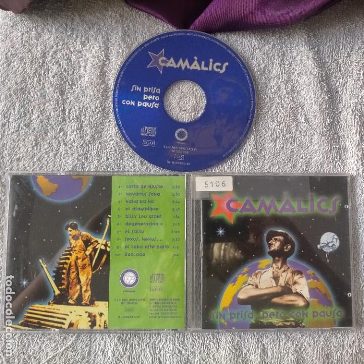 CDs de m&uacute;sica: CD CAMALICS 10 TEMAS 1997 - Foto 1