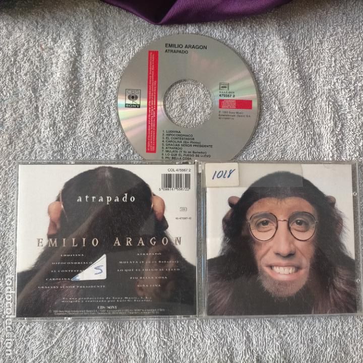 CDs de m&uacute;sica: CD EMILIO ARAGON 10 TEMAS - Foto 1