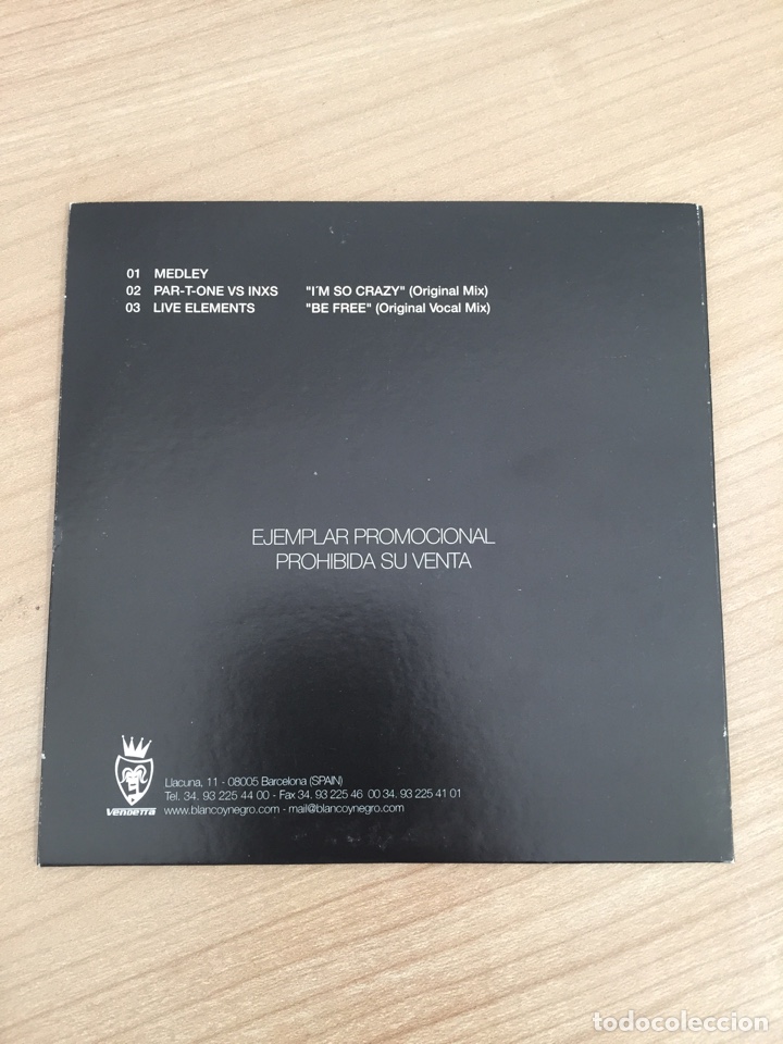 CDs de m&uacute;sica: CD SINGLE VENDETTA LIVE SESSIONS #2 - PROMOCIONAL - Foto 2