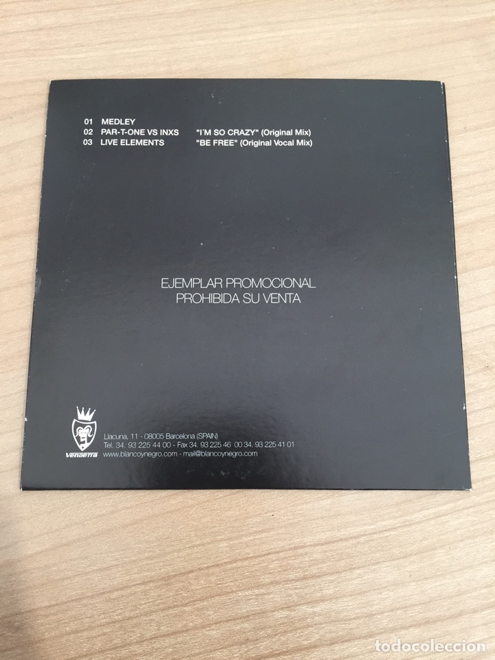 CDs de m&uacute;sica: CD SINGLE VENDETTA LIVE SESSIONS #2 - PROMOCIONAL - Foto 2