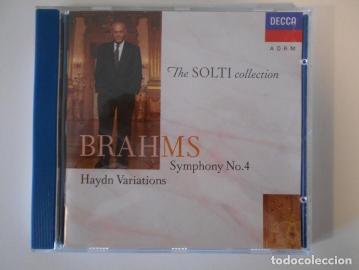 CDs de m&uacute;sica: THE SOLTI COLLECTION. BRAHMS. SYMPHONY N&ordm; 4. HAYDN VARIATIONS. COMPACTO DECCA. - Foto 1
