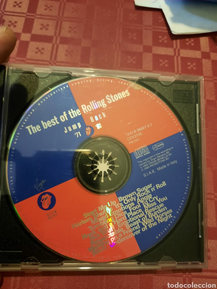 CDs de m&uacute;sica: The Best of the Rolling Stones.