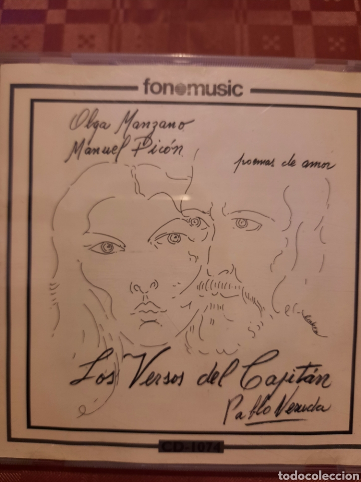 CDs de m&uacute;sica: Olga Manzano y Manuel Pic&oacute;n poemas de Amor
