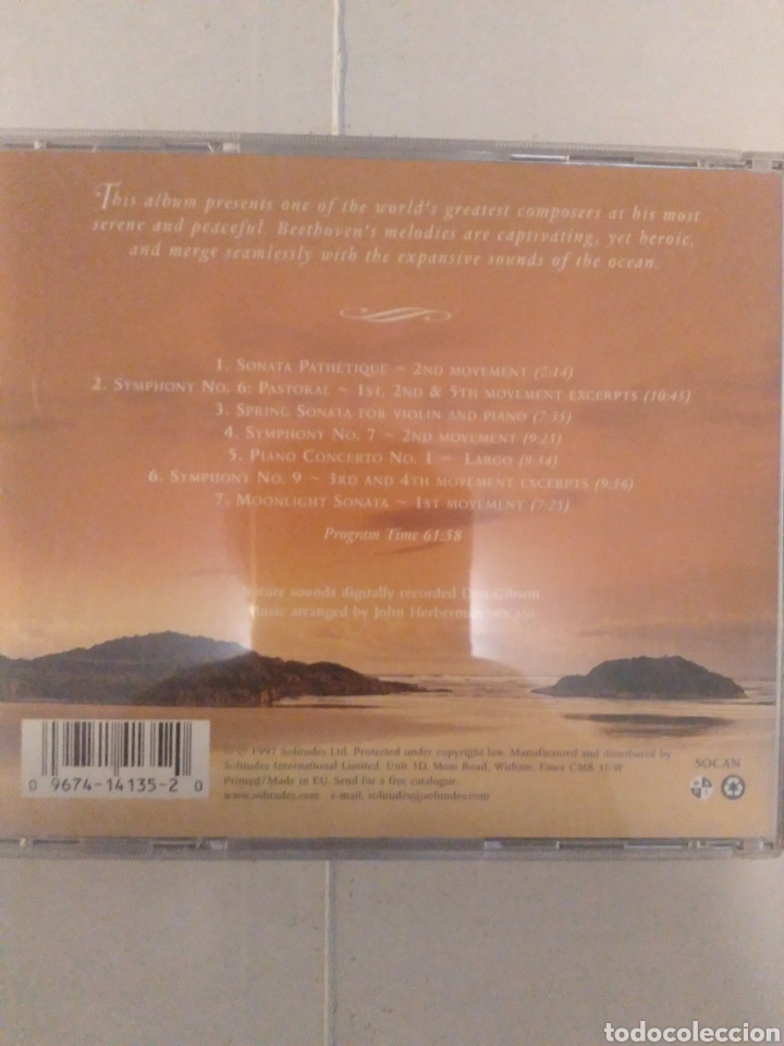CDs de m&uacute;sica: Solitudes beethoven - Foto 1