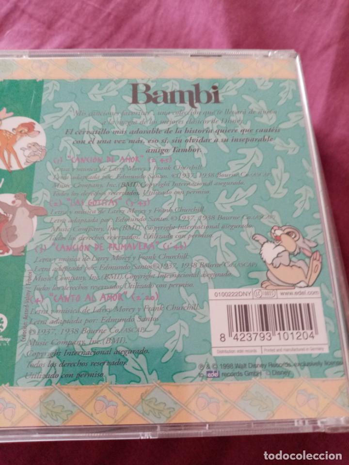 CDs de m&uacute;sica: Bambi - Foto 2