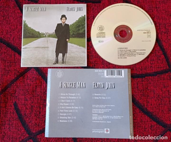 CDs de m&uacute;sica: ELTON JOHN A SINGLE MAN CD ORIGINAL UK - Foto 1