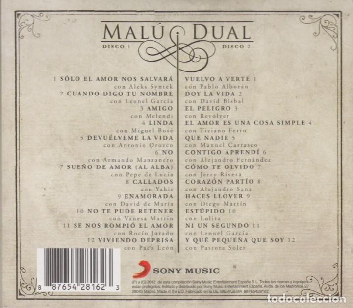 CDs de m&uacute;sica: Mal&uacute; doble cd Dual 2012 - Foto 2