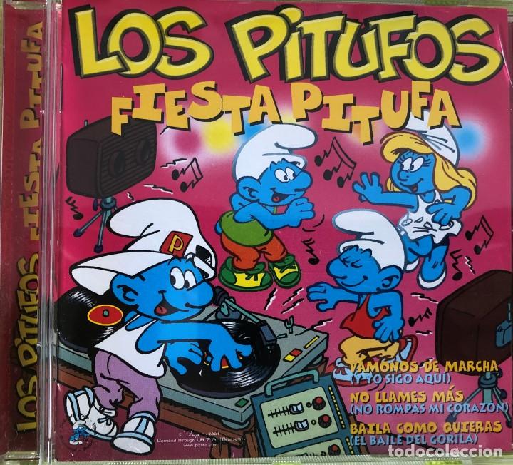 CDs de m&uacute;sica: Los Pitufos - Fiesta Pitufa - Foto 1