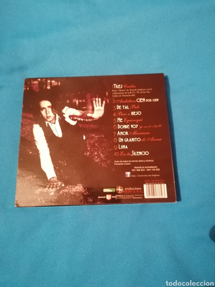 CDs de m&uacute;sica: FERNANDO CASTRO TRES CA&Iacute;DAS CD NUEVO - Foto 2
