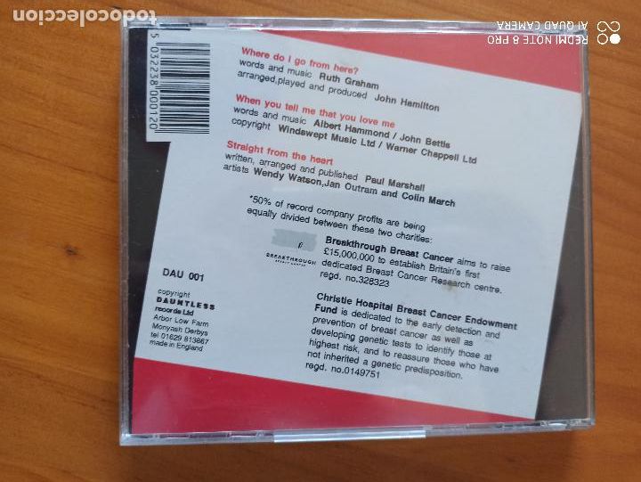 CDs de m&uacute;sica: CD WENDY WATSON - WHERE DO I GO FROM HERE? (9F) - Foto 2