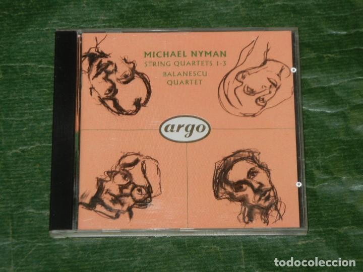 CDs de m&uacute;sica: MICHAEL NYMAN - STRING QUARTETS 1, 2, 3 - BALANESCU QUARTET - DECCA 1991 - Foto 1