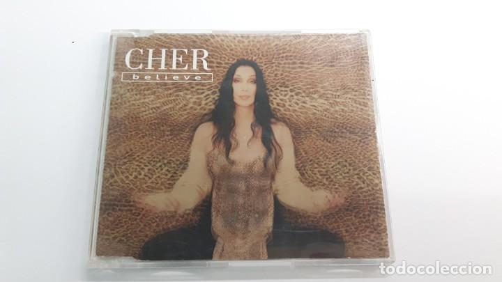 CDs de m&uacute;sica: CD SINGLE CHER - BELIEVE - Foto 1