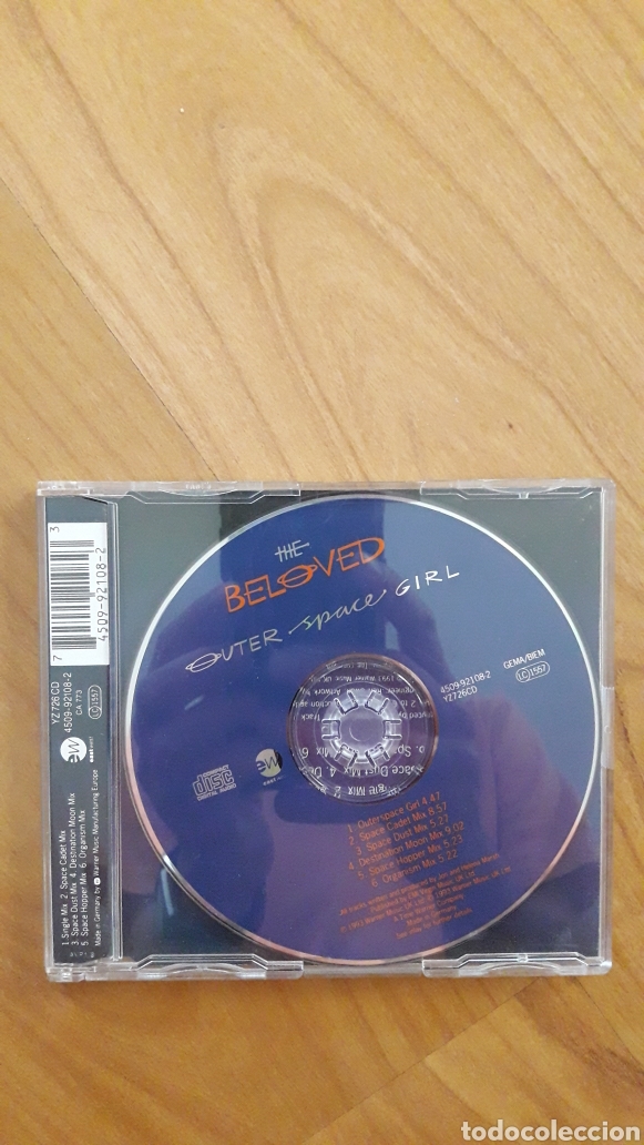CDs de m&uacute;sica: THE BELOVED. OUTER SPACE GIRL - Foto 2
