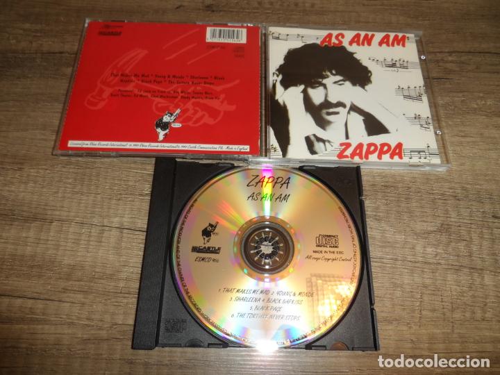 CDs de m&uacute;sica: frank zappa - as an am - Foto 1