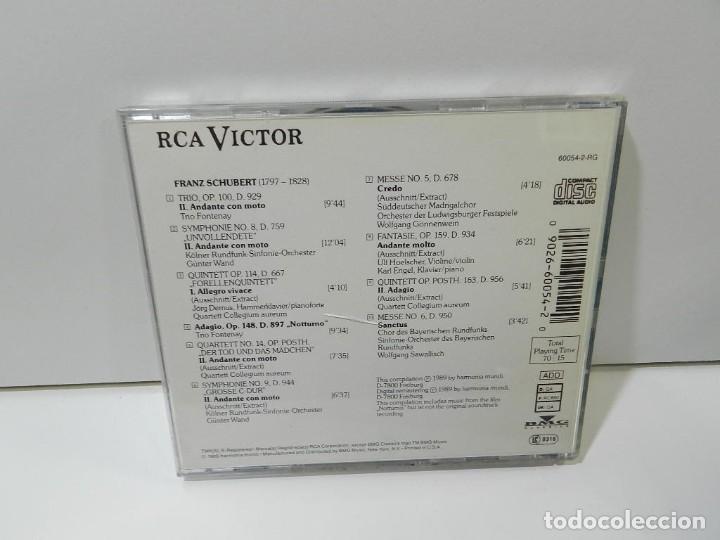 CDs de m&uacute;sica: DISCO CD. Franz Schubert &lrm;&ndash; Notturno. COMPACT DISC. - Foto 2