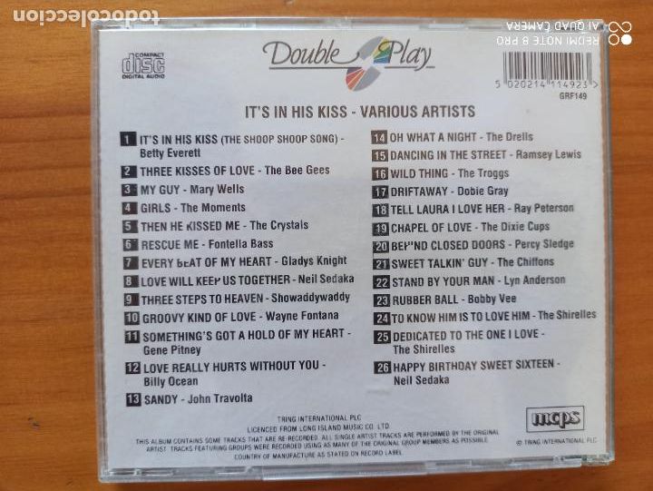 CDs de m&uacute;sica: CD ITS IN HIS KISS (9H) - Foto 2