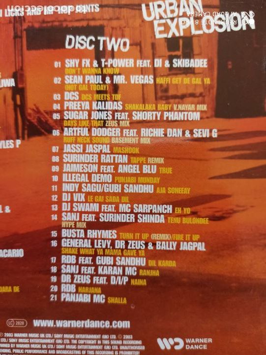 CDs de m&uacute;sica: CD URBAN EXPLOSION (2 CDS) (9I) - Foto 3