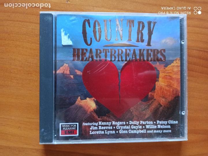 CDs de m&uacute;sica: CD COUNTRY HEARTBREAKERS (9J) - Foto 1