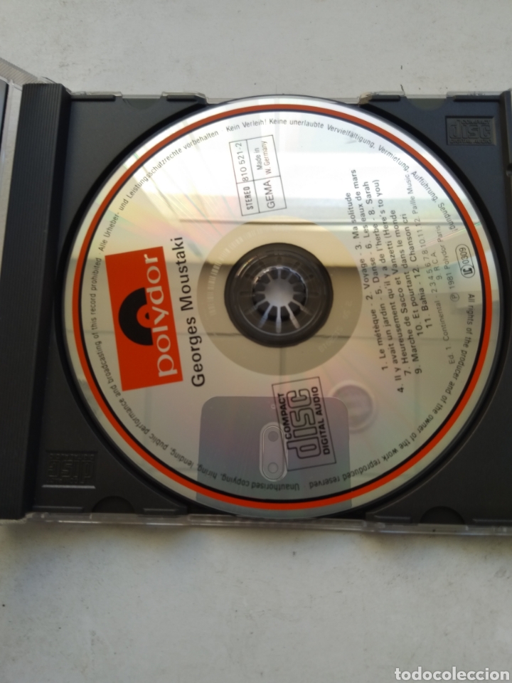 CDs de m&uacute;sica: CD GEORGES MOUSTAKI. - Foto 3