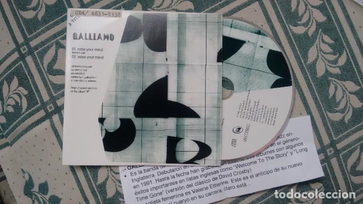 CDs de m&uacute;sica: CD-SINGLE ( PROMOCION) DE GALLIANO - Foto 1