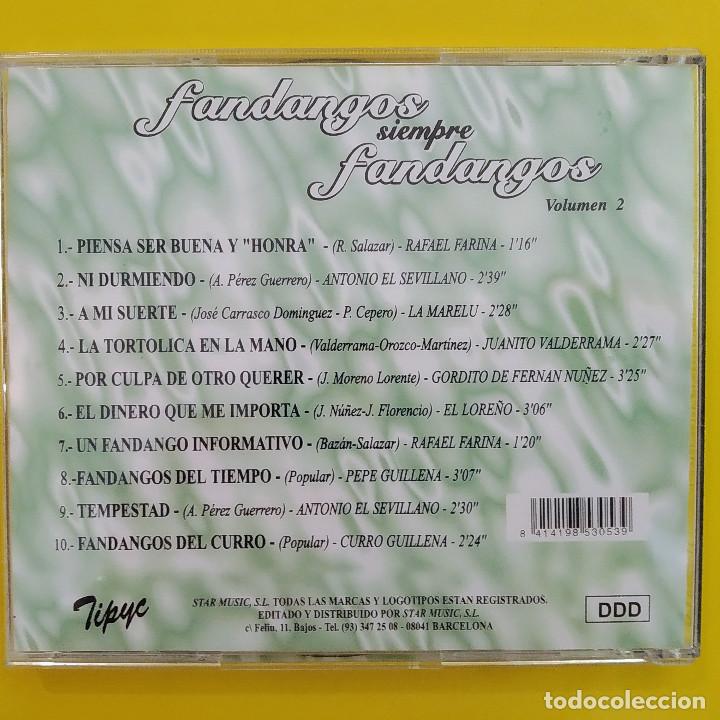 CDs de Música: FANDANGO SIEMPRE FANDANGO 2 ,Niño Ricardo,Paco Cepero,Farina...COMO NUEVO(M_NM) - Foto 2 - 264147684