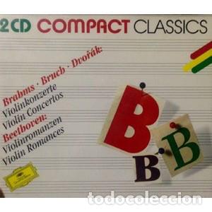 CDs de m&uacute;sica: 2 cd compact classics Brahms*, Bruch*, Dvoř&aacute;k*, Beethoven* - Foto 1
