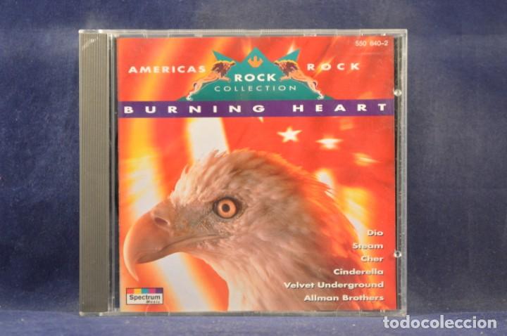 CDs de m&uacute;sica: VARIOUS - AMERICAS ROCK - BURNING HEART - CD - Foto 1