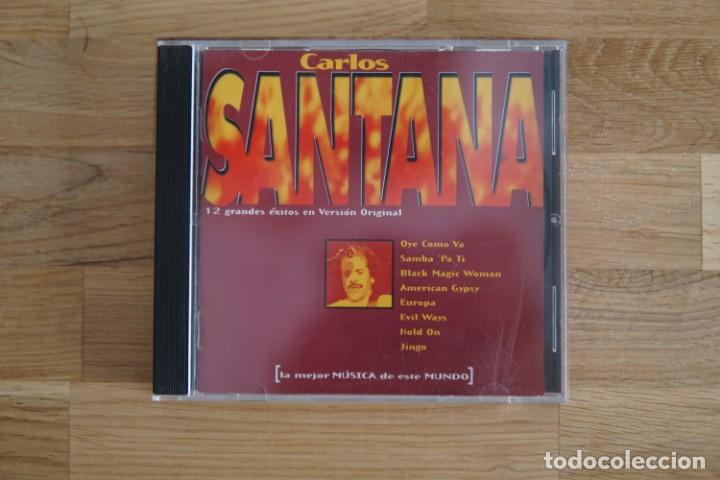 CDs de m&uacute;sica: CARLOS SANTANA - 12 GRANDES &Eacute;XITOS EN VERSI&Oacute;N ORIGINAL - CD - Foto 1