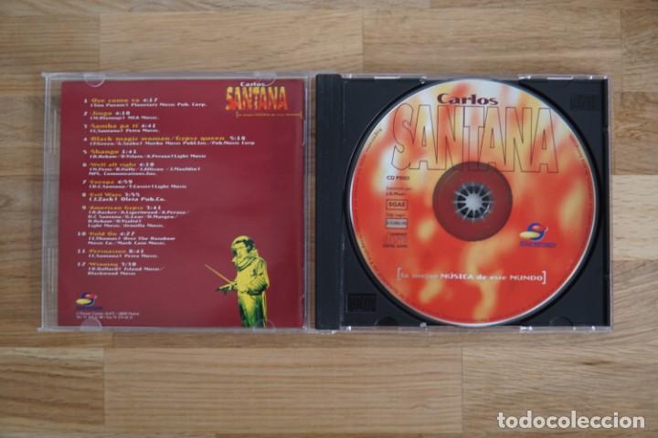 CDs de m&uacute;sica: CARLOS SANTANA - 12 GRANDES &Eacute;XITOS EN VERSI&Oacute;N ORIGINAL - CD - Foto 3