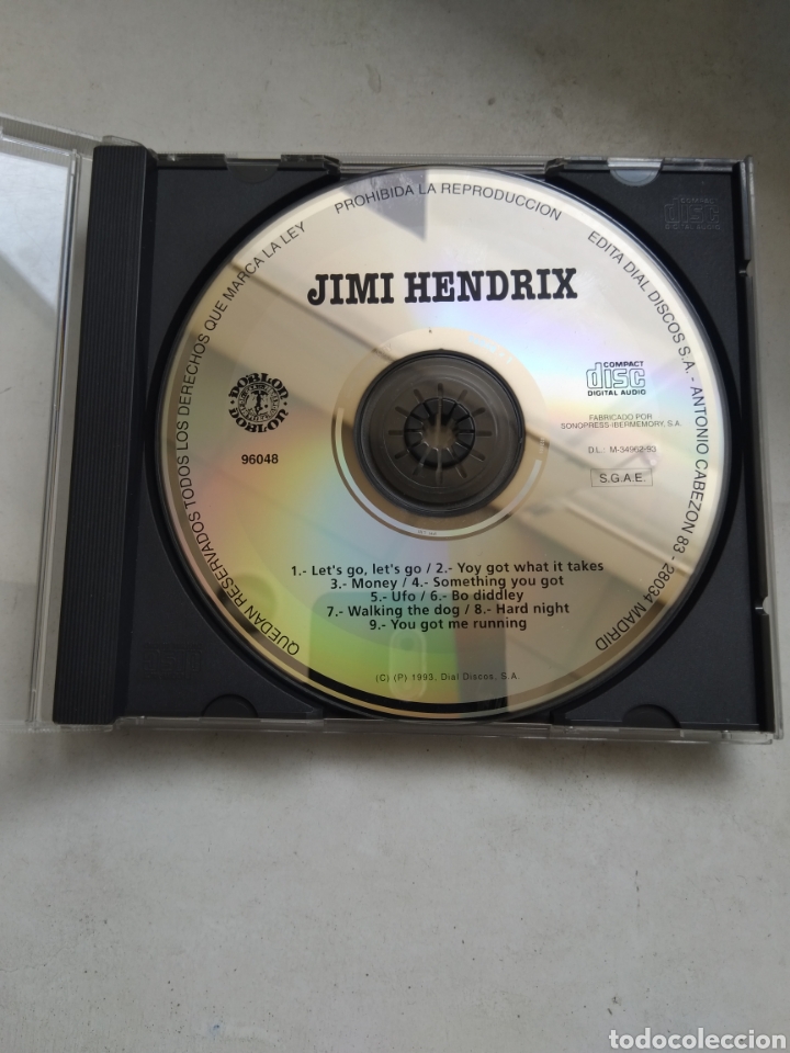 CDs de m&uacute;sica: CD JIMI HENDRIX (SOLO CD) - Foto 1