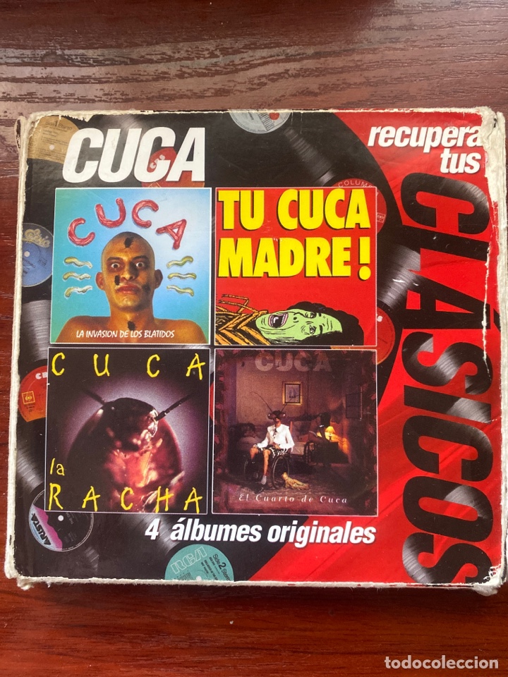 CD de M&uacute;sica: LA CUCA-TU CUCA MADRE,LA RACHA,EL CUARTO DE CUCA-3 CDS IMITANDO VINILO EN CAJA CARTON-MEXICO 2010