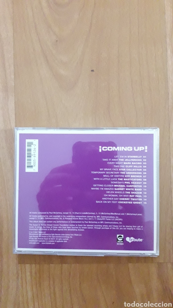 CDs de m&uacute;sica: &iexcl;COMING UP! TRIBUTO A PAUL MCCARTNEY - Foto 2