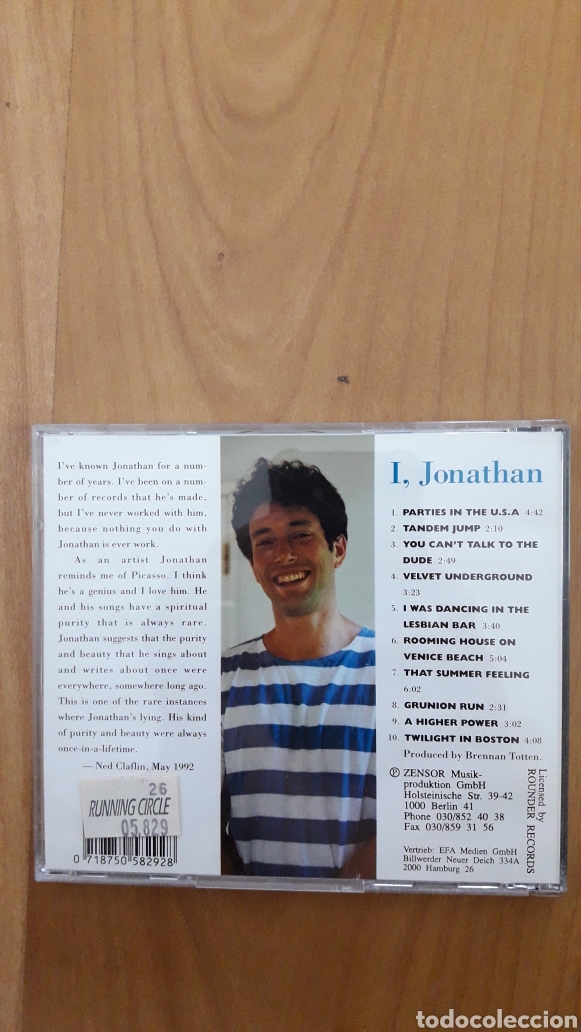 CDs de m&uacute;sica: JONATHAN RICHMAN - Foto 2