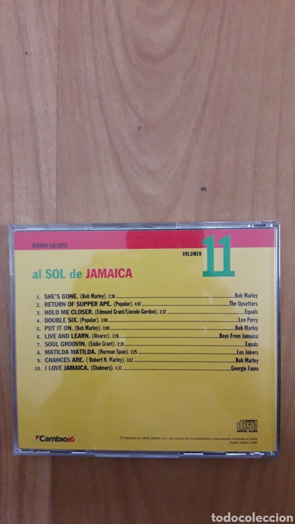 CDs de m&uacute;sica: VERANO CALIENTE. AL SOL DE JAMAICA - Foto 2