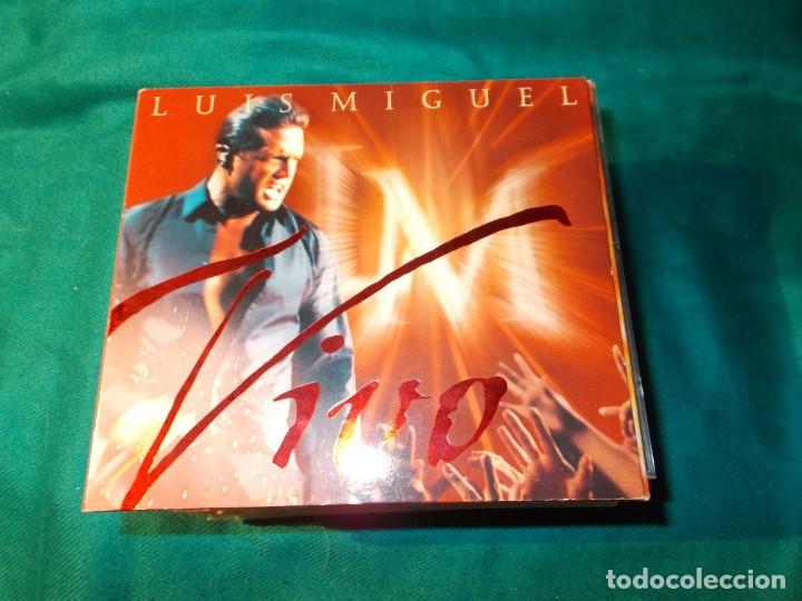 CDs de m&uacute;sica: LUIS MIGUEL. VIVO. WEA, 2000. CD DIGIPACK. IMPECABLE - Foto 1