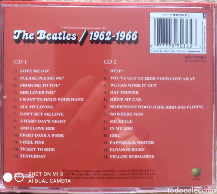 CDs de m&uacute;sica: The Beatles&nbsp;&lrm;&ndash;&nbsp;1962-1966 - Foto 2