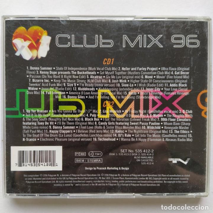 CDs de m&uacute;sica: Various - Club Mix 96 (2xCD, Comp) (1996/UK) - Foto 4