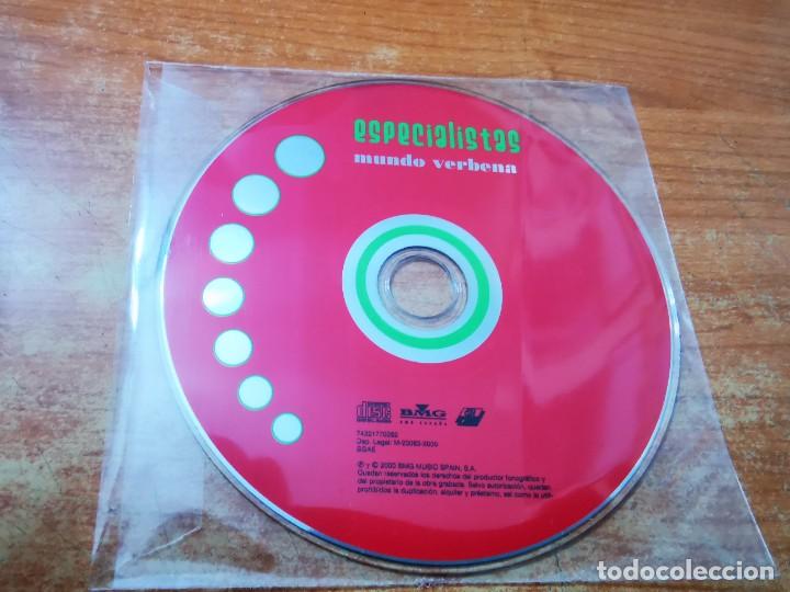 CD di Musica: ESPECIALISTAS Mundo Verbena CD ALBUM DEL A&Ntilde;O 2000 SIN PORTADA NI CAJA CONTIENE 12 TEMAS