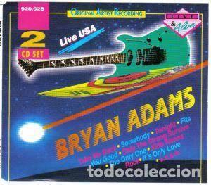 CDs de m&uacute;sica: 2 CDs - Bryan ADAMS - Live USA - Foto 1