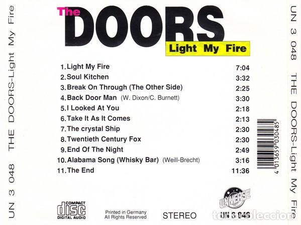 CDs de m&uacute;sica: CD The DOORS - Light My Fire - Foto 2