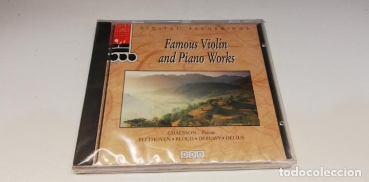 CDs de M&uacute;sica: W33- FAMAOUS VIOLIN AND PIANO WORKS - CD NUEVO PRECINTADO!!