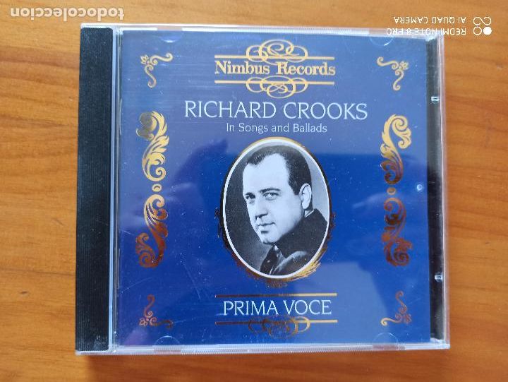 CDs de m&uacute;sica: CD RICHARD CROOKS - PRIMA VOCE (9V) - Foto 1