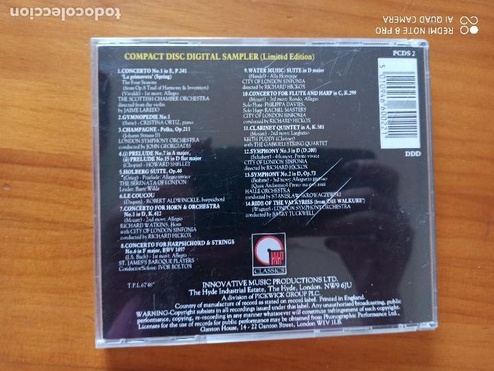 CDs de m&uacute;sica: CD CLASSICAL SAMPLER - LIMITED EDITION - VOLUME TWO (9Z) - Foto 2