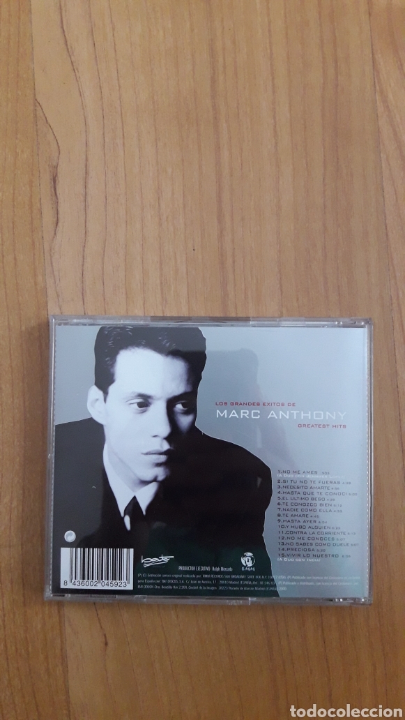 CDs de m&uacute;sica: MARC ANTHONY. DESDE UN PRINCIPIO - Foto 2
