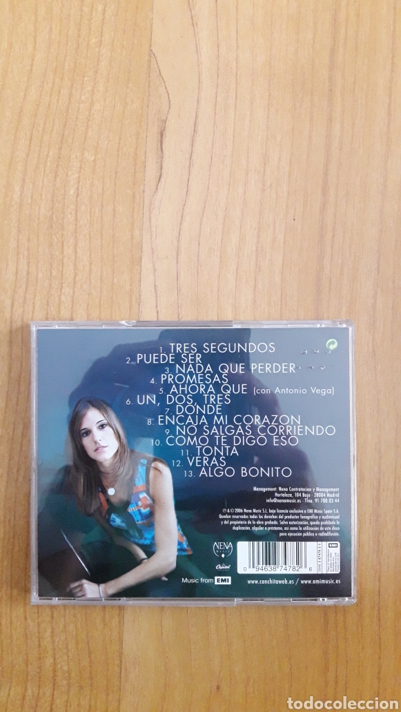 CDs de m&uacute;sica: CONCHITA. NADA M&Aacute;S - Foto 2