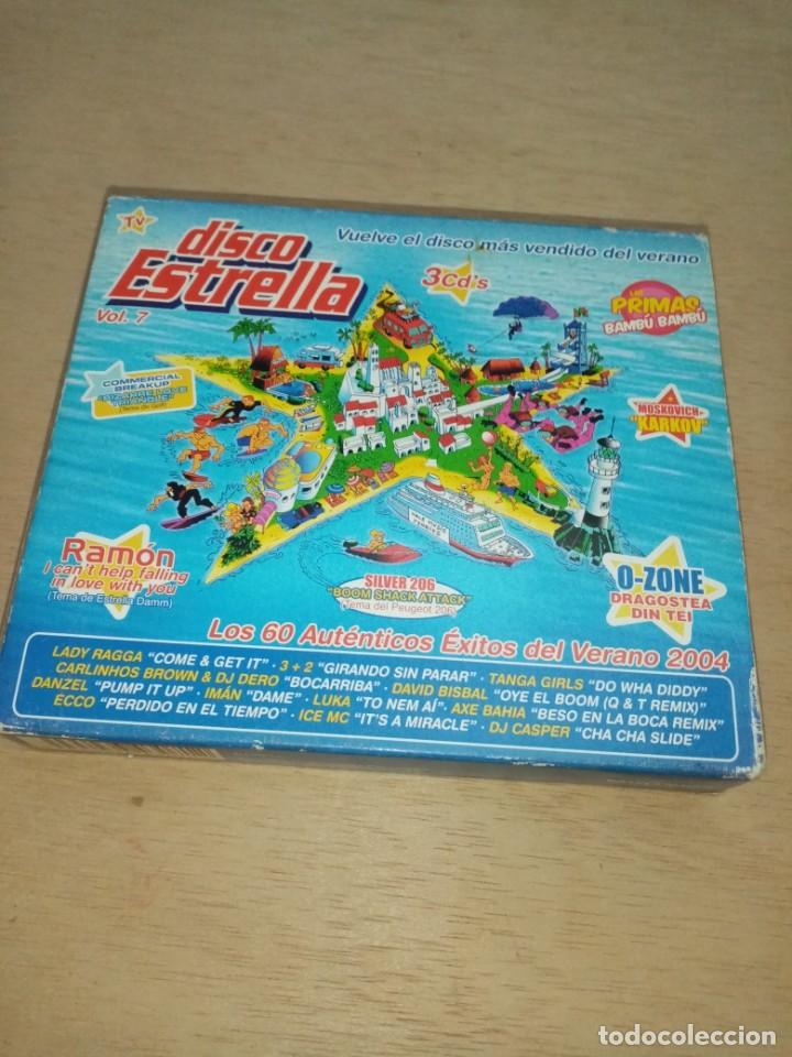 CDs de m&uacute;sica: DISCO ESTRELLA. VOLUMEN. 7. 3CD&acute;S. MB2 - Foto 1