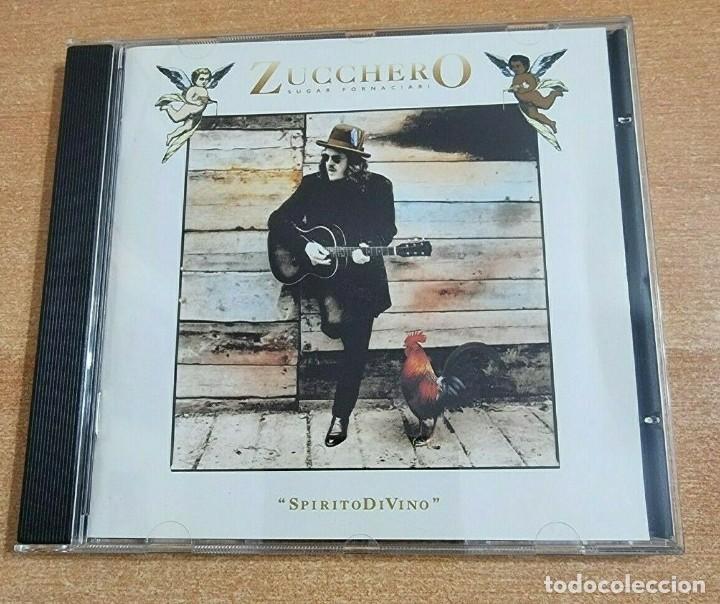 CDs de M&uacute;sica: ZUCCHERO Spirito di vino CANTADO EN ESPA&Ntilde;OL CD ALBUM DEL A&Ntilde;O 1986 ESPA&Ntilde;A CONTIENE 10 TEMAS